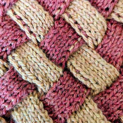 Atelier tricot - l'entrelac