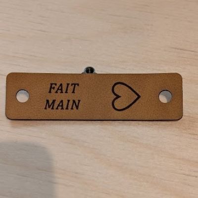 Étiquette "Fait main"