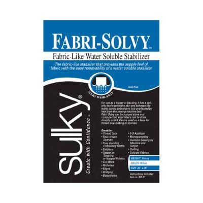 Entoilage soluble "tissu"
